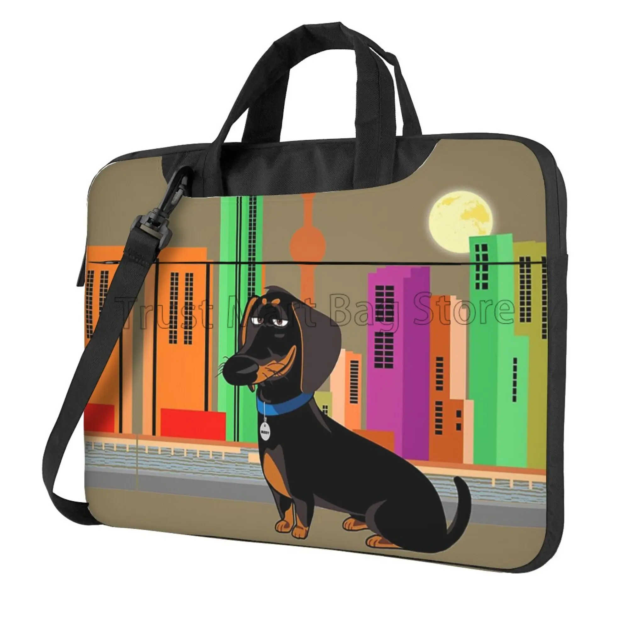 Tablet Accessories Bag - Niedliche Dackel drucken Laptop Trage tasche