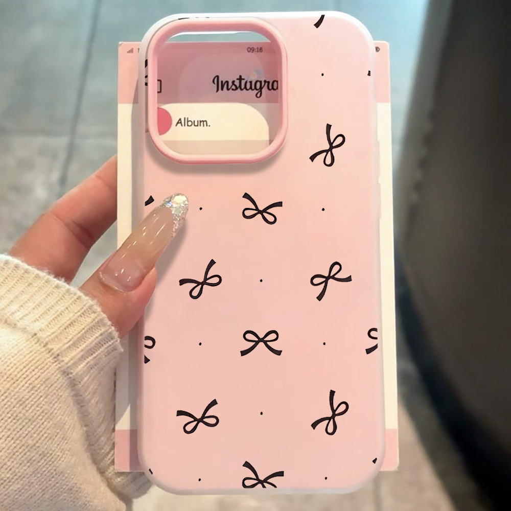 Xiaomi Redmi Note 14 - Niedliche Schleife Polka Dot INS Handyhülle