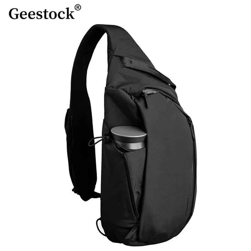 Tablet Accessories Bag - Geestock Outdoor-Reise-Brusttasche für Herren, multifunktional, wasserdicht,