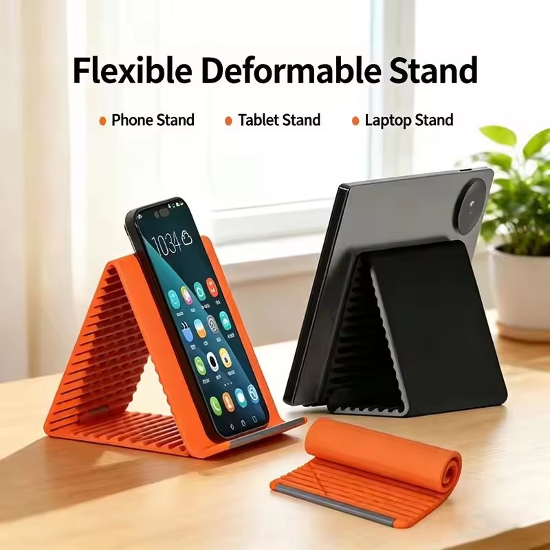 Useful Tablet Accessories - Flexibler Tragbarer Telefonständer aus Silikon für
