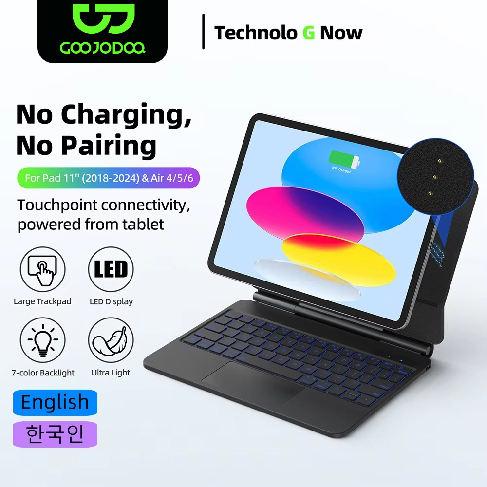 Tablet Accessories Choice Store - Smart Pogo Pin Tastaturhülle für iPad