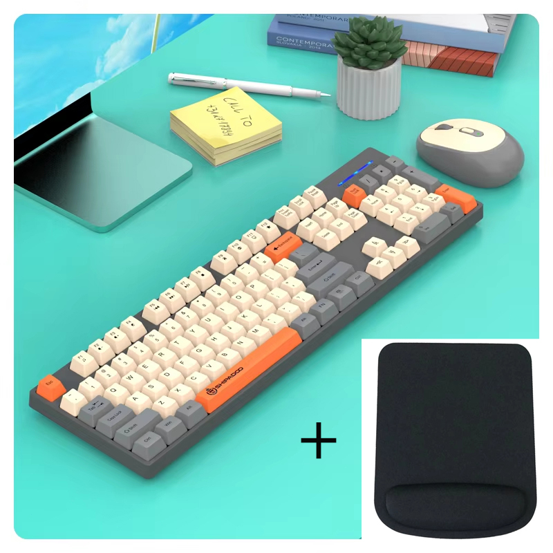 Officeworks Tablet Accessories - Shipadoo Kabelloses Gaming-Tastatur- und Maus-Set mit