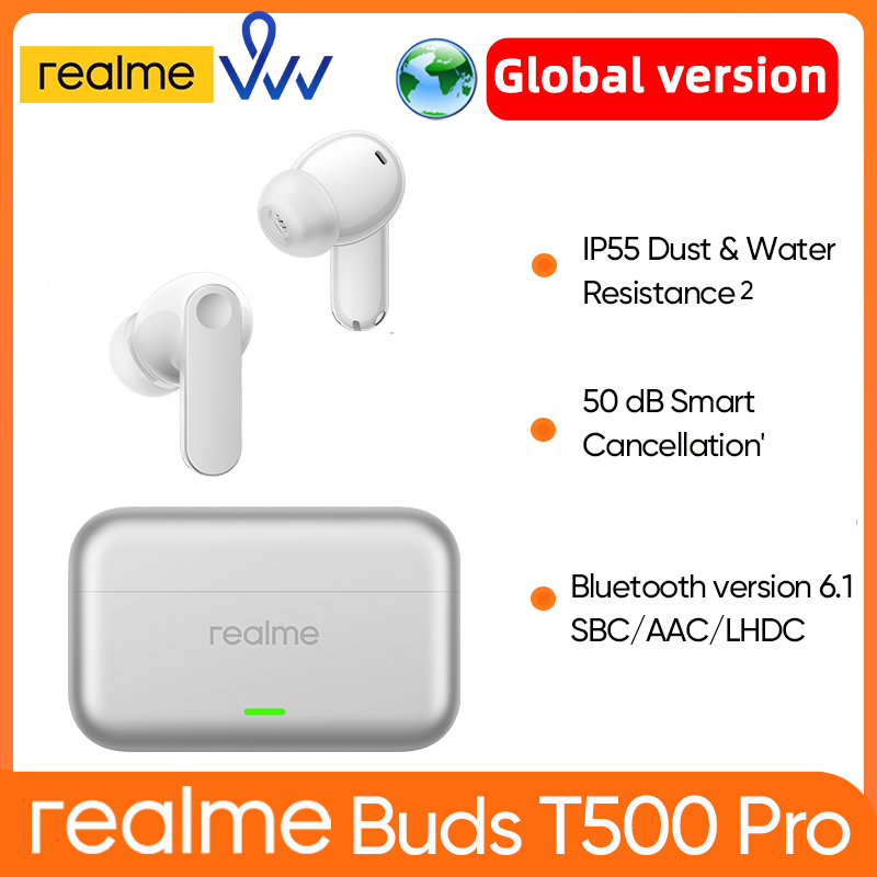 Realme Tablet Accessories - Globale Version realme buds T500 pro