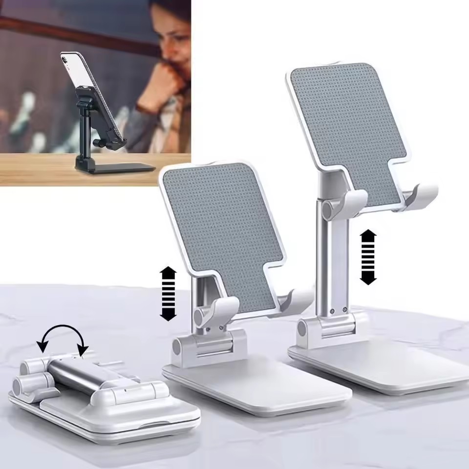 Useful Tablet Accessories - Hochwertiger Desktop-Tablet-Halter, Faltbarer und Verstellbarer Tischständer