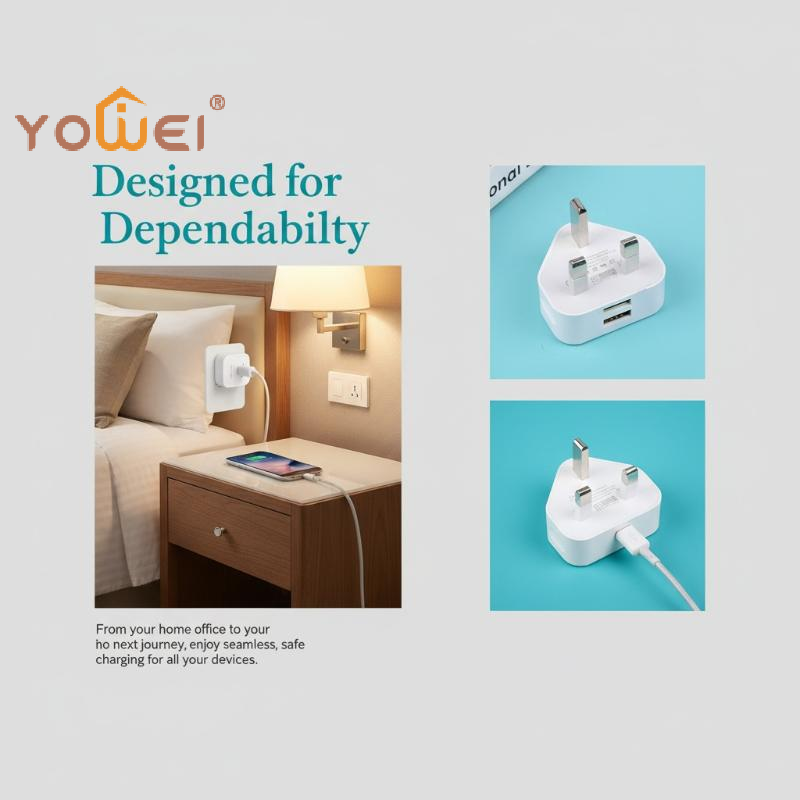 Tablet Accessories Uk - Neuestes 5V/2.1A Dual-USB-Port-Schnellladegerät, universelles UK-Netzteil mit