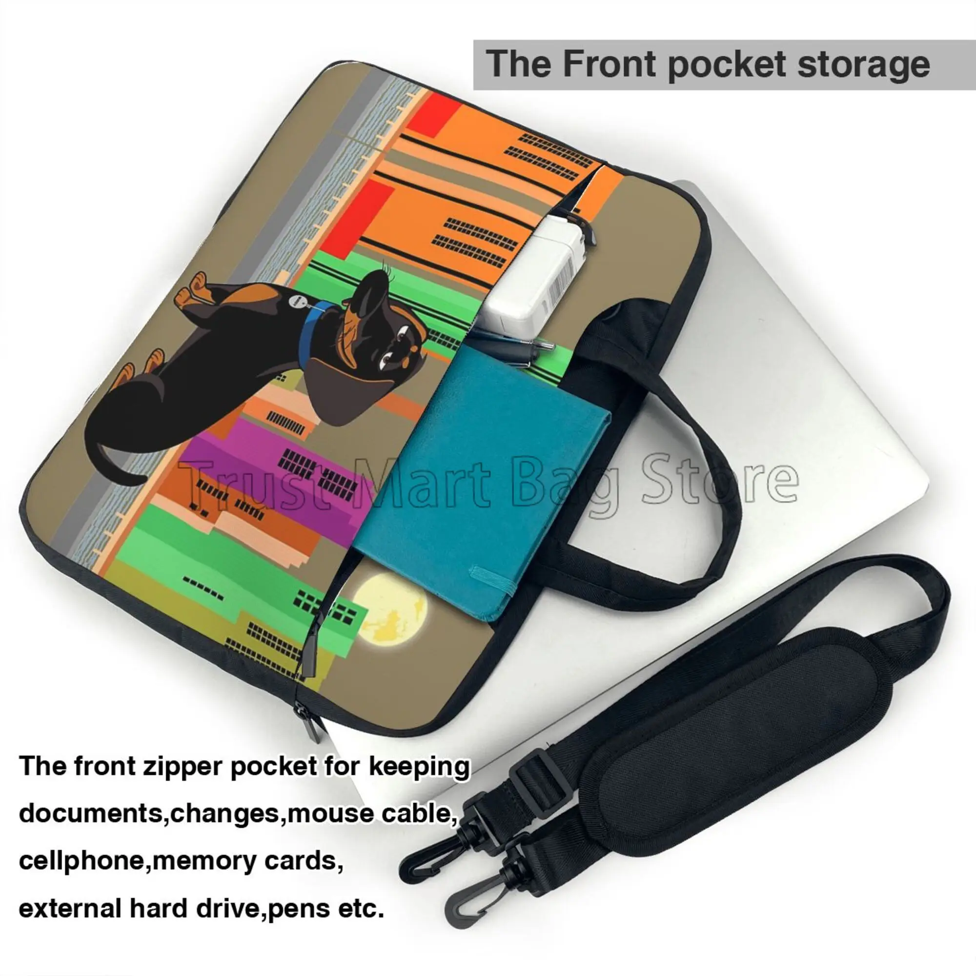 Niedliche Dackel drucken Lapto – Tablet Accessories Bag Bewertung und Preis