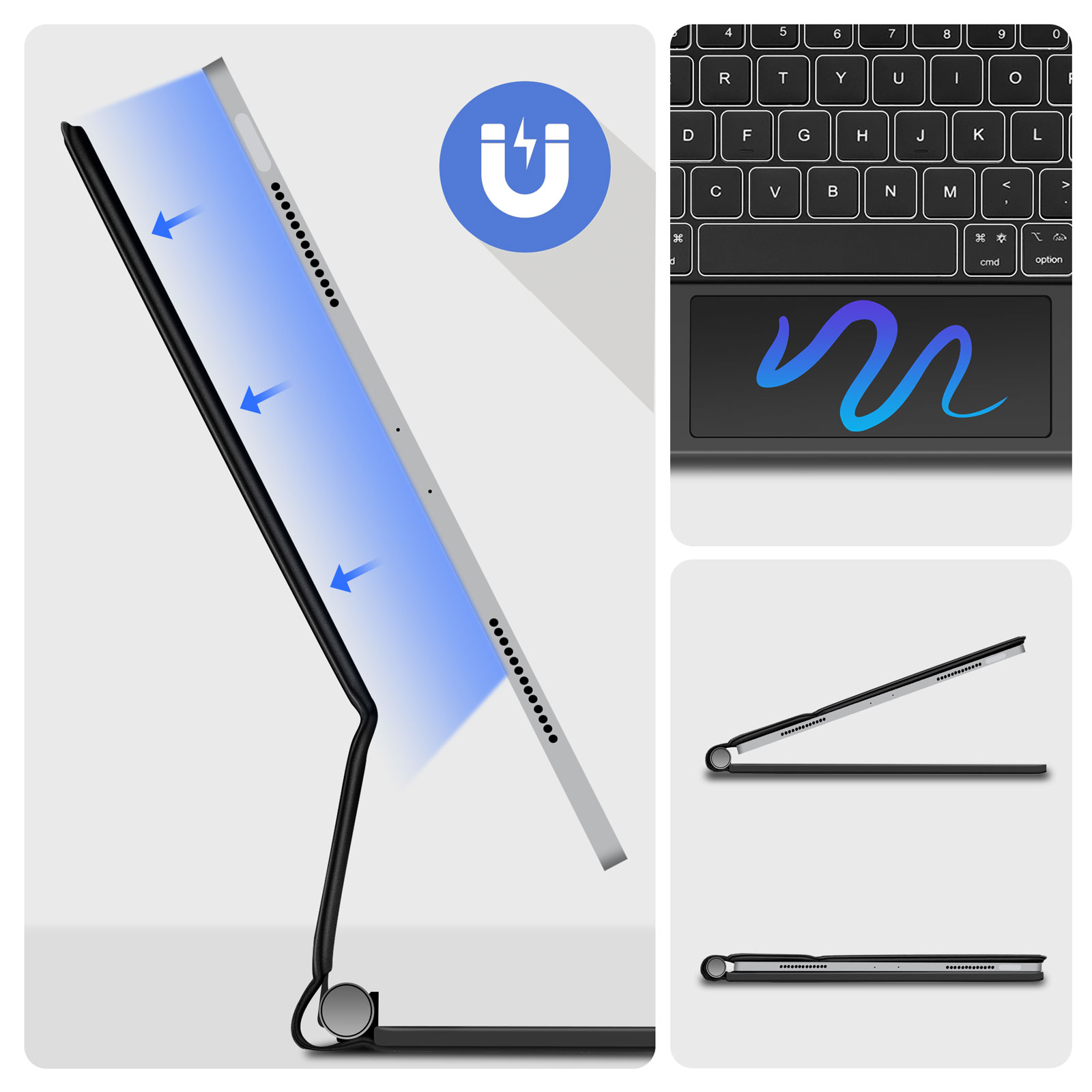 GOOJODOQ Magic Keyboard für iP – Tablet Accessories Choice Store Bewertung und Preis