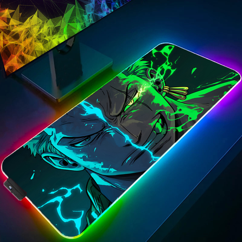 ONE PIECE Zoro Mauspad RGB Gam – Tablet Cute Accessories Bewertung und Preis