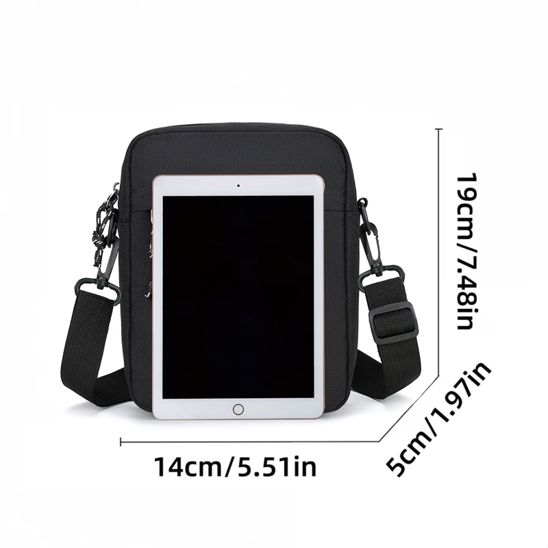 Einfache quadratische Umhänget – Tablet Accessories Bag Bewertung und Preis